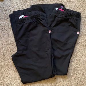 Black Scrub Pants